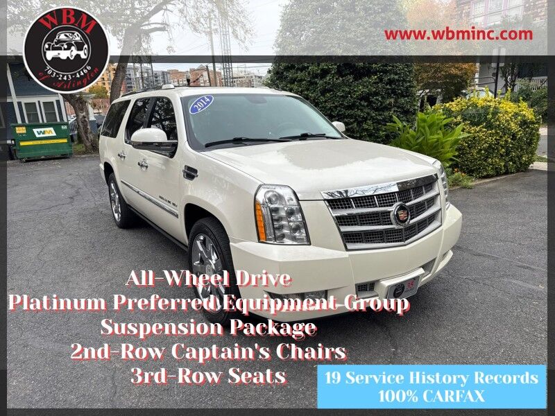 2014 Cadillac Escalade ESV AWD Platinum w/ Preferred Equipment Group