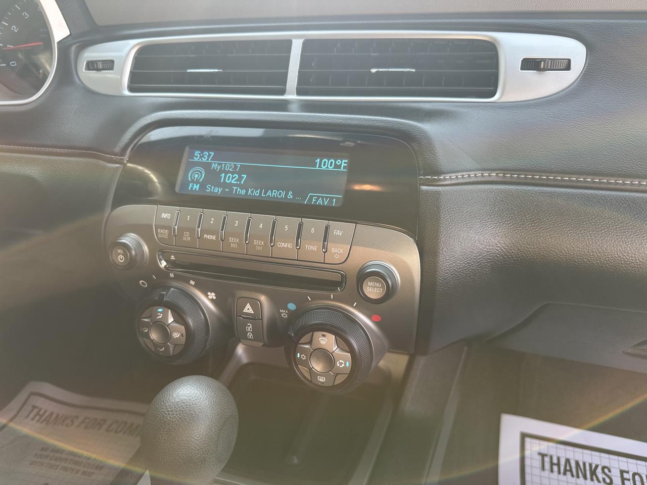 2014 Chevrolet Camaro 1LS Mountain Home ID