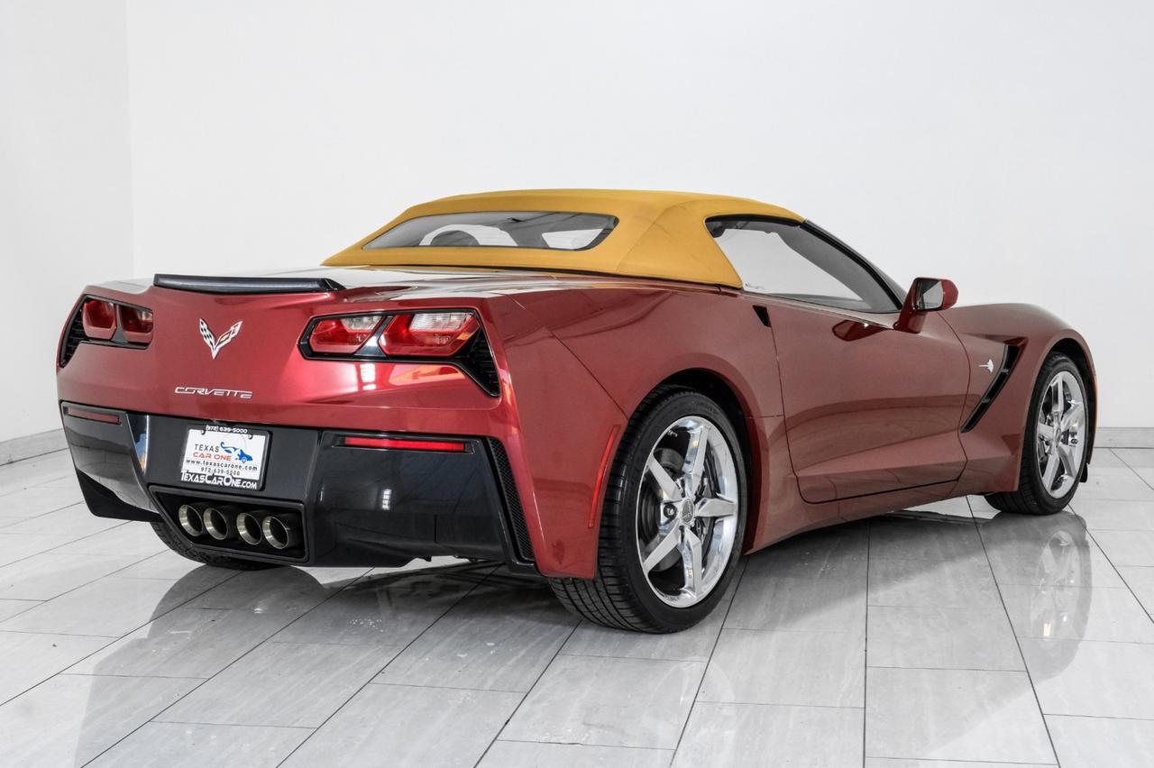2014 Chevrolet Corvette Convertible STINGRAY 2LT AUTOMATIC HEADUP DISPLAY NAVIGATION LEATHER SEATS REAR CAMERA KEYLESS START Carrollton TX