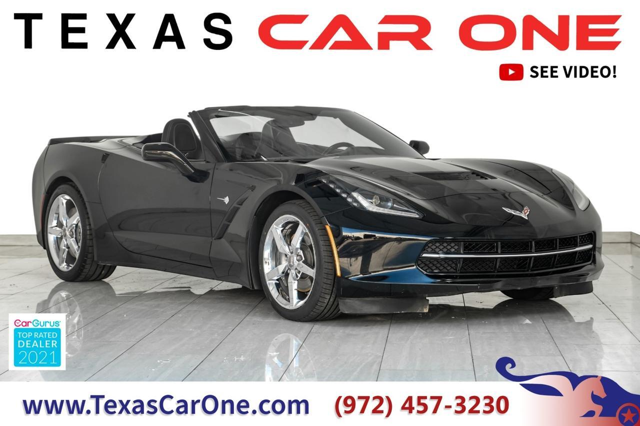 2014 Chevrolet Corvette Convertible STINGRAY 2LT AUTOMATIC NAVIGATION LEATHER SEATS REAR CAMERA KEYL