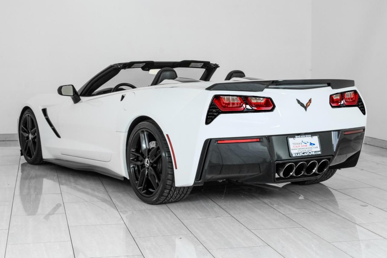 2014 Chevrolet Corvette Convertible STINGRAY Z51 AUTOMATIC HEADUP DISPLAY NAVIGATION LEATHER SEATS REAR CAMERA KEYLESS START Carrollton TX