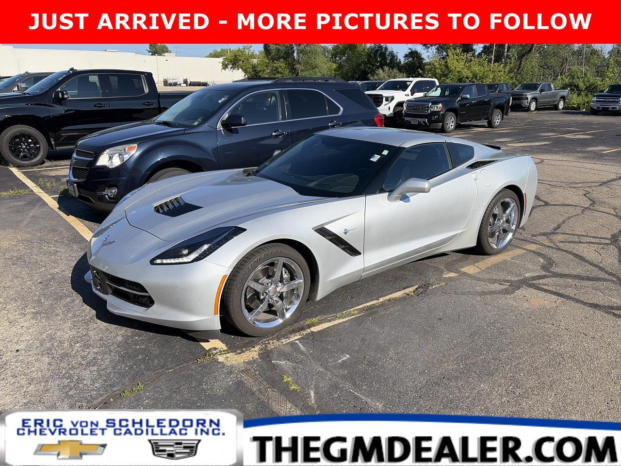 2014 Chevrolet Corvette Stingray 2LT Coupe Automatic w/PerformanceExhaust Chromes HtdCldMemLthr RemoteStart RearCamera