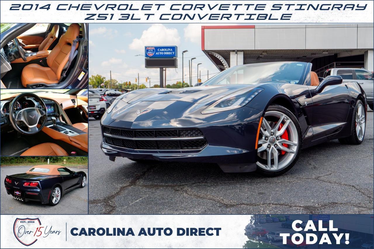 2014 Chevrolet Corvette Stingray Z51 3LT Convertible / Performance Exhaust / 6.2L V8! Lincolnton NC