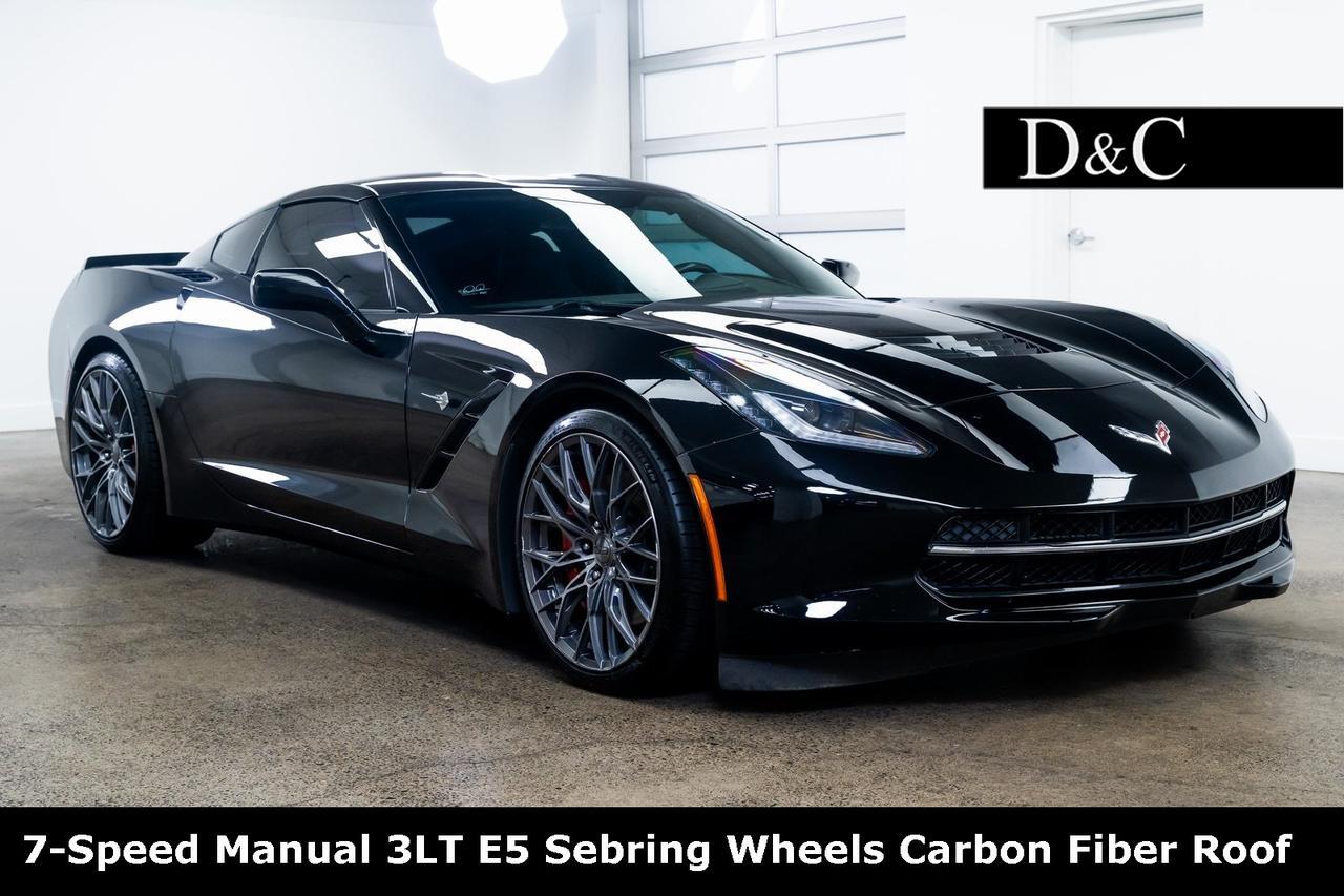 2014 Chevrolet Corvette Stingray Z51 7-Speed Manual 3LT E5 Sebring Wheels Carbon Fiber Portland OR