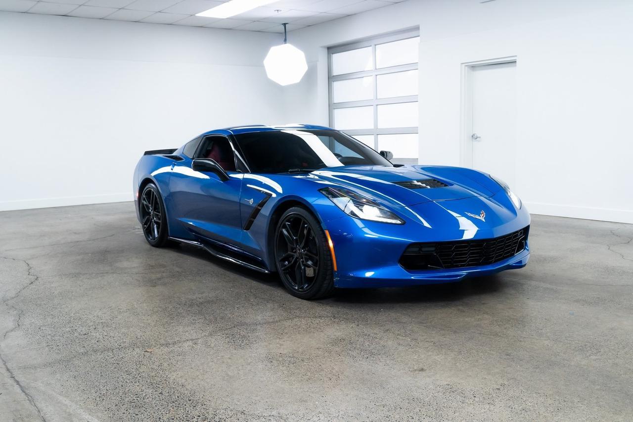 2014 Chevrolet Corvette Stingray Z51 Racing Seats Titanium X-Pipe Carbon Fiber Trim Portland OR