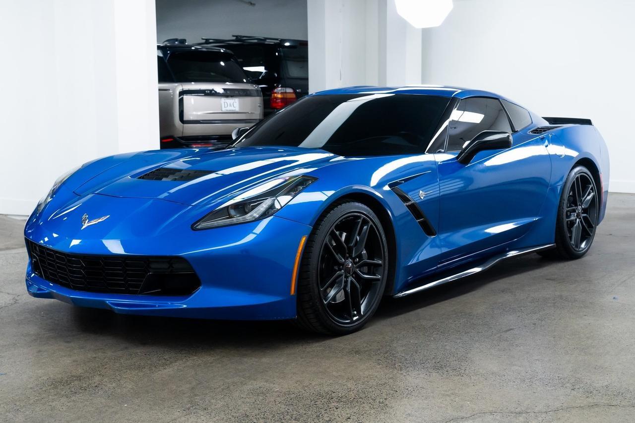 2014 Chevrolet Corvette Stingray Z51 Racing Seats Titanium X-Pipe Carbon Fiber Trim Portland OR