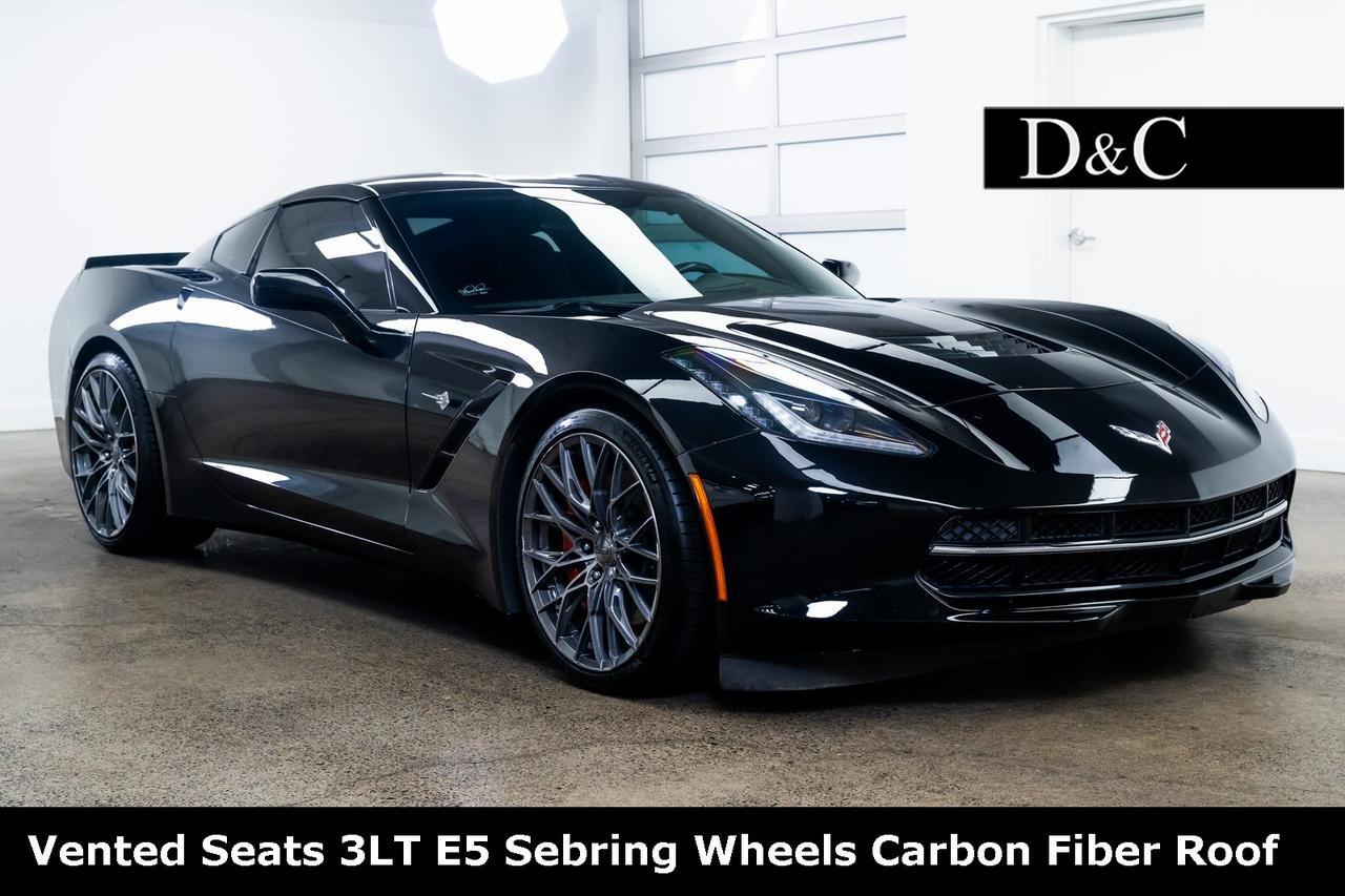 2014 Chevrolet Corvette Stingray Z51 Vented Seats 3LT E5 Sebring Wheels Carbon Fiber Ro Portland OR