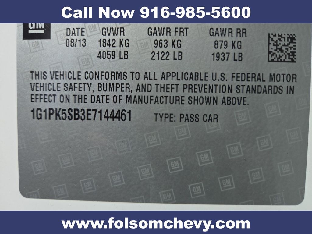 2014 Chevrolet Cruze 1LT Folsom CA