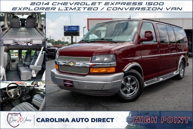 2014 Chevrolet Express 1500 / Explorer Limited / Conversion Van / Rear Sofa!