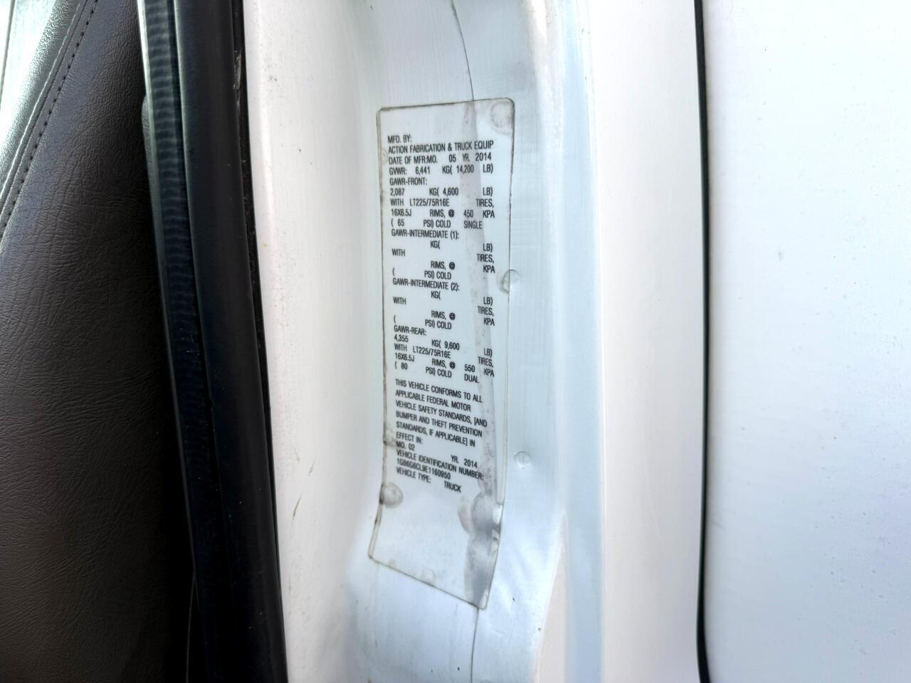 2014 Chevrolet Express Commercial Cutaway 4500 Van 177&quot; Diesel Jacksonville FL