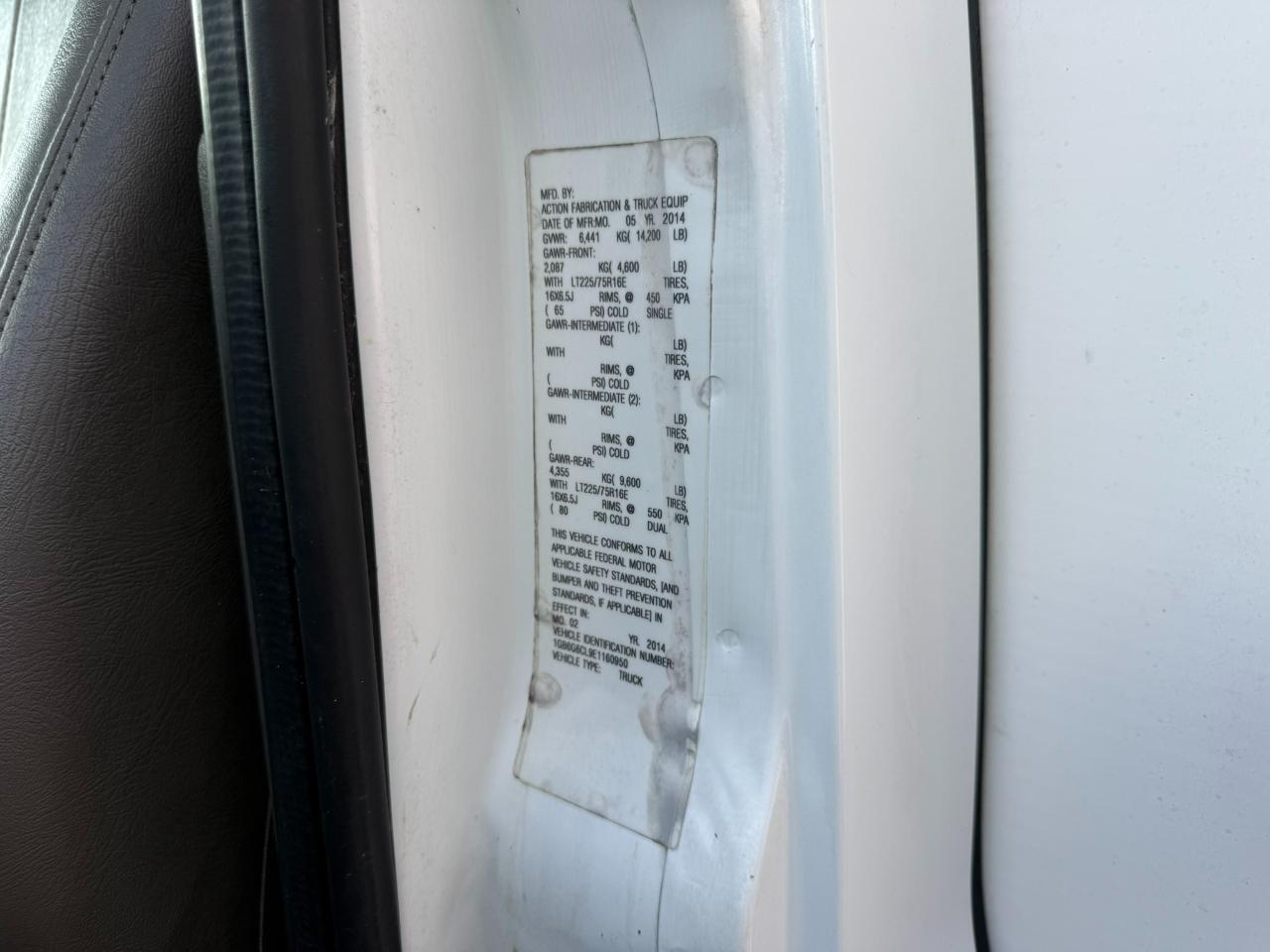 2014 Chevrolet Express Commercial Cutaway 4500 Van 177" Diesel Jacksonville FL
