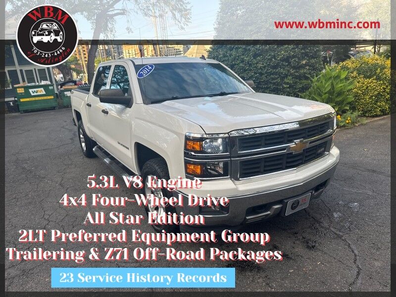 2014 Chevrolet Silverado 1500 2LT Crew Cab 4WD w/ All Star Edition and Z71 Off-Road Package