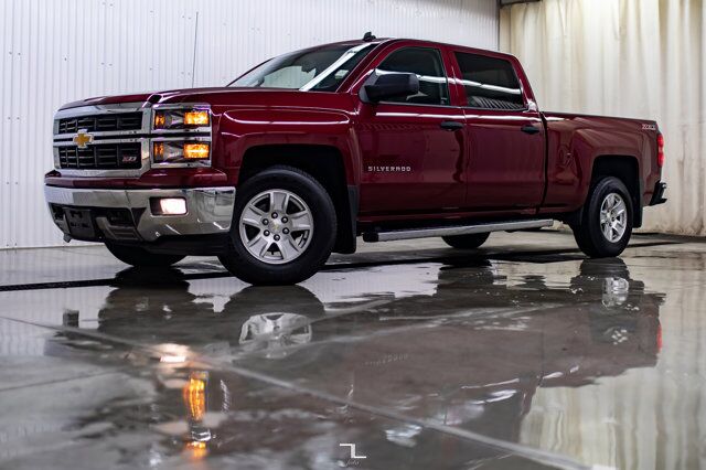 2014 Chevrolet Silverado 1500 4x4 Crew Cab LT Z71 Longbox BCam Heated Seats Red Deer AB