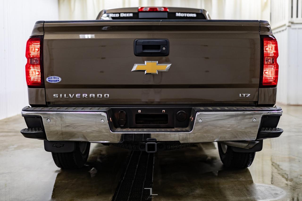 2014 Chevrolet Silverado 1500 4x4 Crew Cab LTZ Z71 Leather Roof Nav BCam Red Deer AB