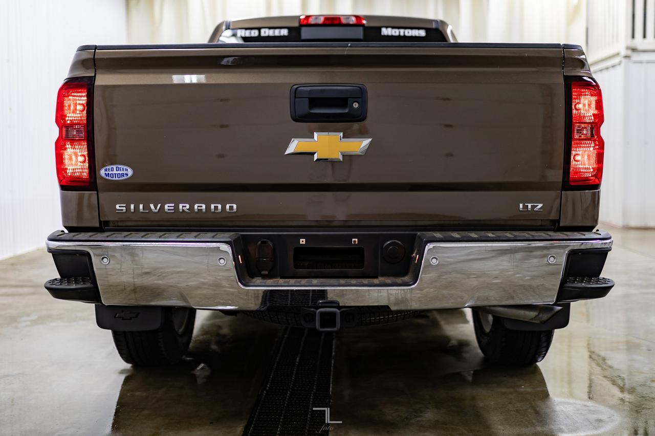 2014 Chevrolet Silverado 1500 4x4 Crew Cab LTZ Z71 Leather Roof Nav BCam Red Deer AB