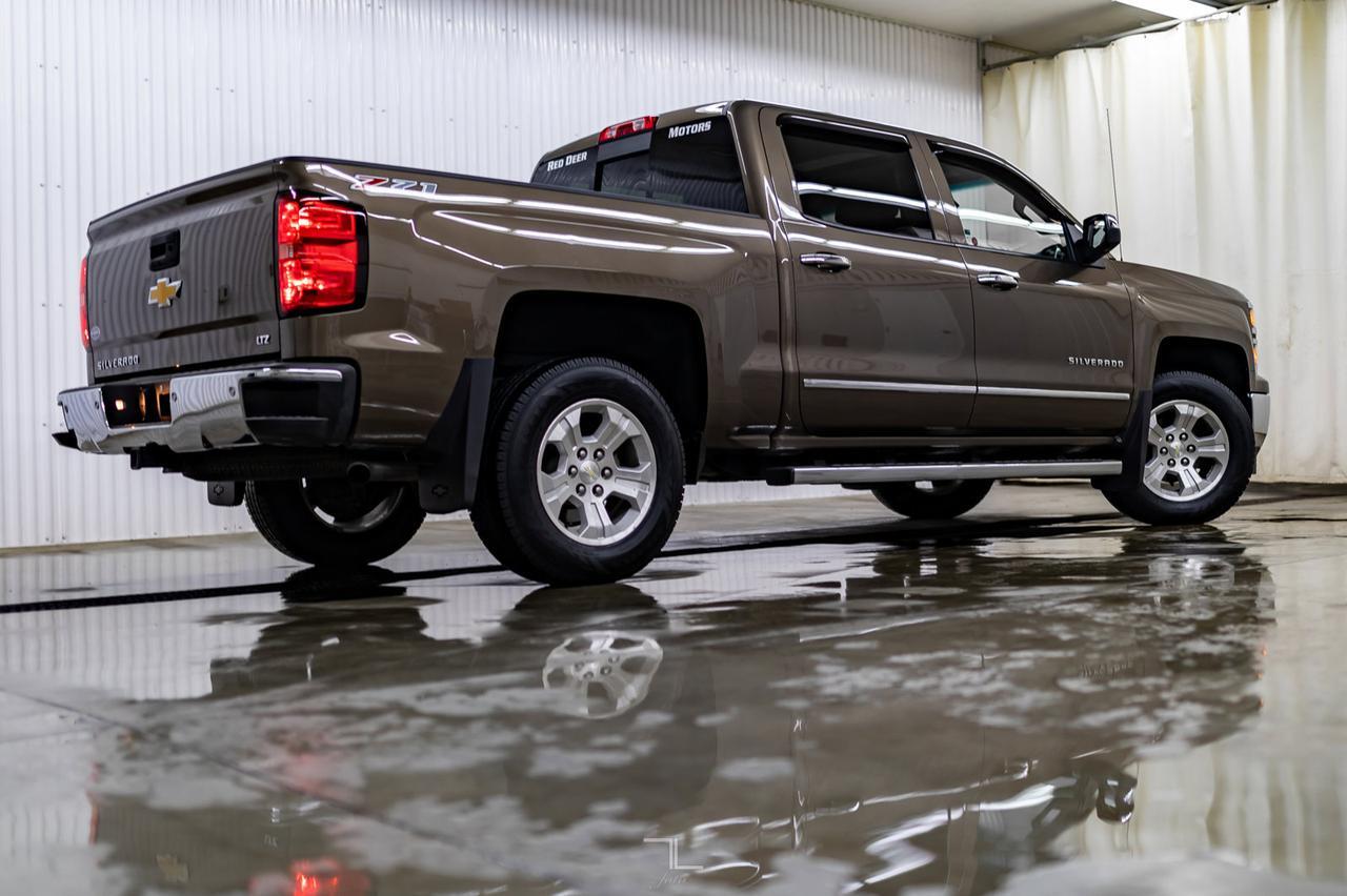 2014 Chevrolet Silverado 1500 4x4 Crew Cab LTZ Z71 Leather Roof Nav BCam Red Deer AB