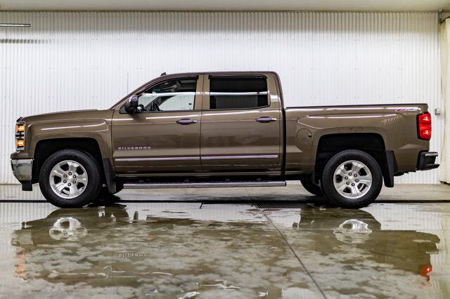 2014 Chevrolet Silverado 1500 4x4 Crew Cab LTZ Z71 Leather Roof Nav BCam Red Deer AB