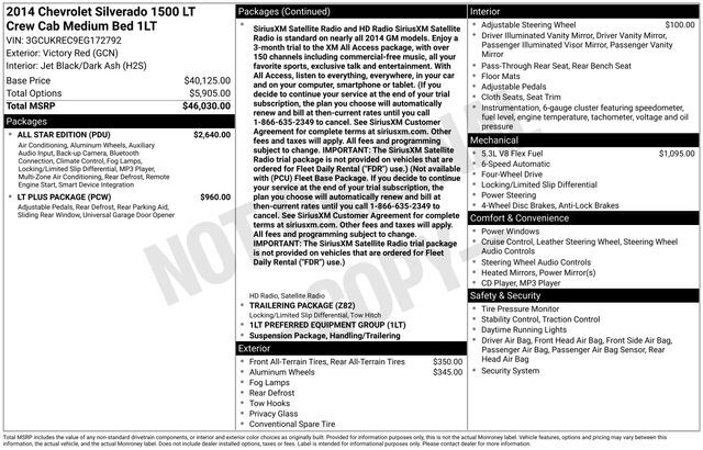 2014 Chevrolet Silverado 1500 LT Raleigh NC