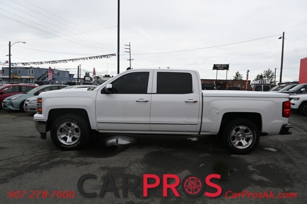 2014 Chevrolet Silverado 1500 LTZ - 5.3L V8 - Autmatic - 4X4 - Front Heated & Cooled Leather Seats - Heated Steering Wheel - Power Windows & Door Locks - Navigation - Backup Camera - Sunroof - Spray In Bedliner - Tonneau Cover - Tow Package Anchorage AK
