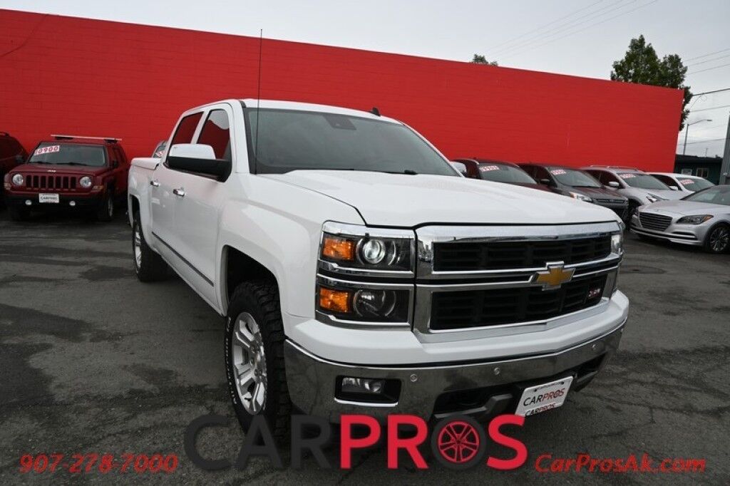 2014 Chevrolet Silverado 1500 LTZ - 5.3L V8 - Autmatic - 4X4 - Front Heated & Cooled Leather Seats - Heated Steering Wheel - Power Windows & Door Locks - Navigation - Backup Camera - Sunroof - Spray In Bedliner - Tonneau Cover - Tow Package Anchorage AK