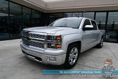 2014_Chevrolet_Silverado 1500_LTZ / 4X4 / Crew Cab / Lowered / Auto Start / Heated & Cooled Leather Seats / Heated Steering Wheel / NAV / Sunroof / Bose Speakers / Lane Departure Alert / Tonneau Cover / Bed Liner / Tow Pkg / Block Heater_ Anchorage AK