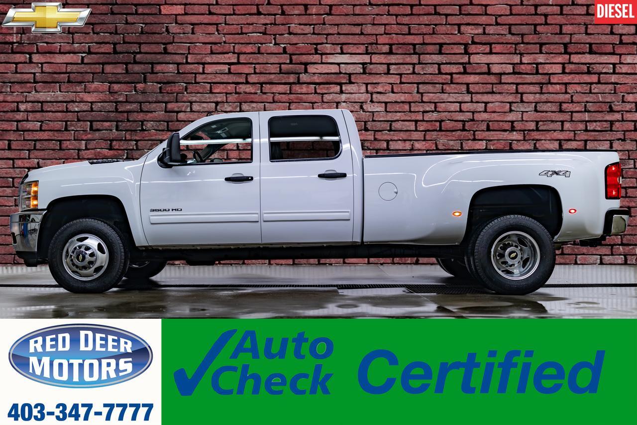 2014 Chevrolet Silverado 3500HD 4x4 Crew Cab LT Dually Diesel Leather