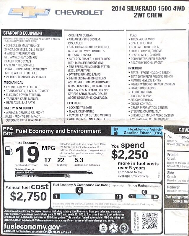 2014 Chevrolet Silverado Crew Cab 4x4 Via Electric Conversion Henrico VA