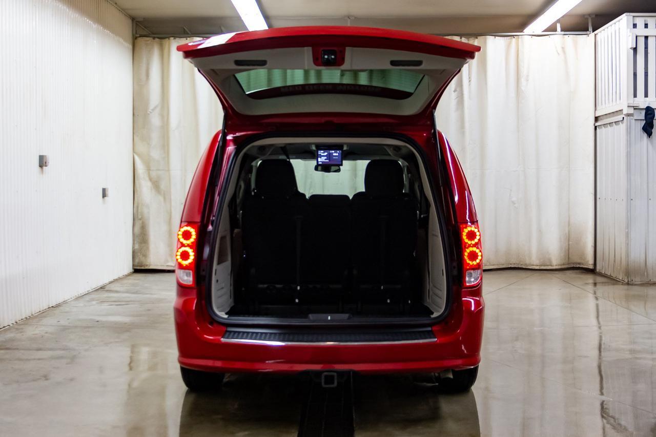 2014 Dodge Grand Caravan SXT BCam DVD Quad Seating Red Deer AB