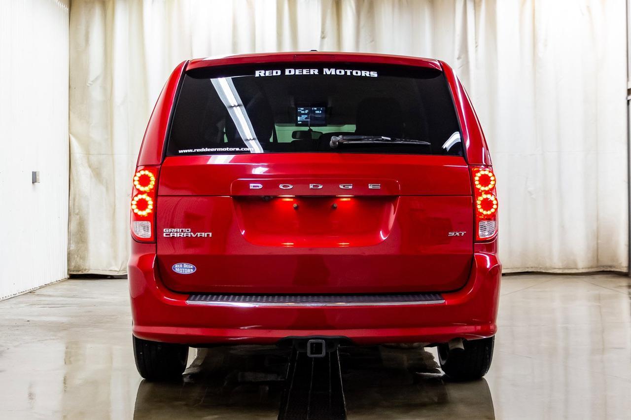 2014 Dodge Grand Caravan SXT BCam DVD Quad Seating Red Deer AB