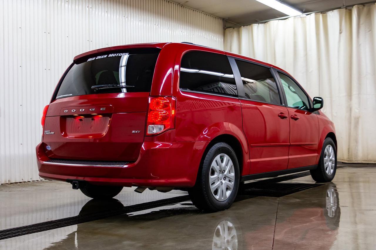 2014 Dodge Grand Caravan SXT BCam DVD Quad Seating Red Deer AB