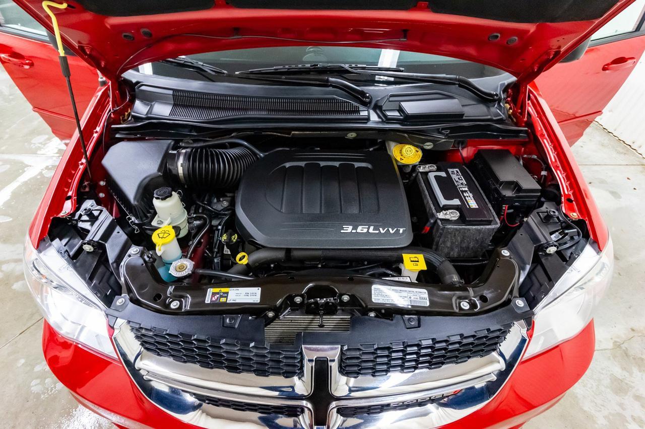 2014 Dodge Grand Caravan SXT BCam DVD Quad Seating Red Deer AB