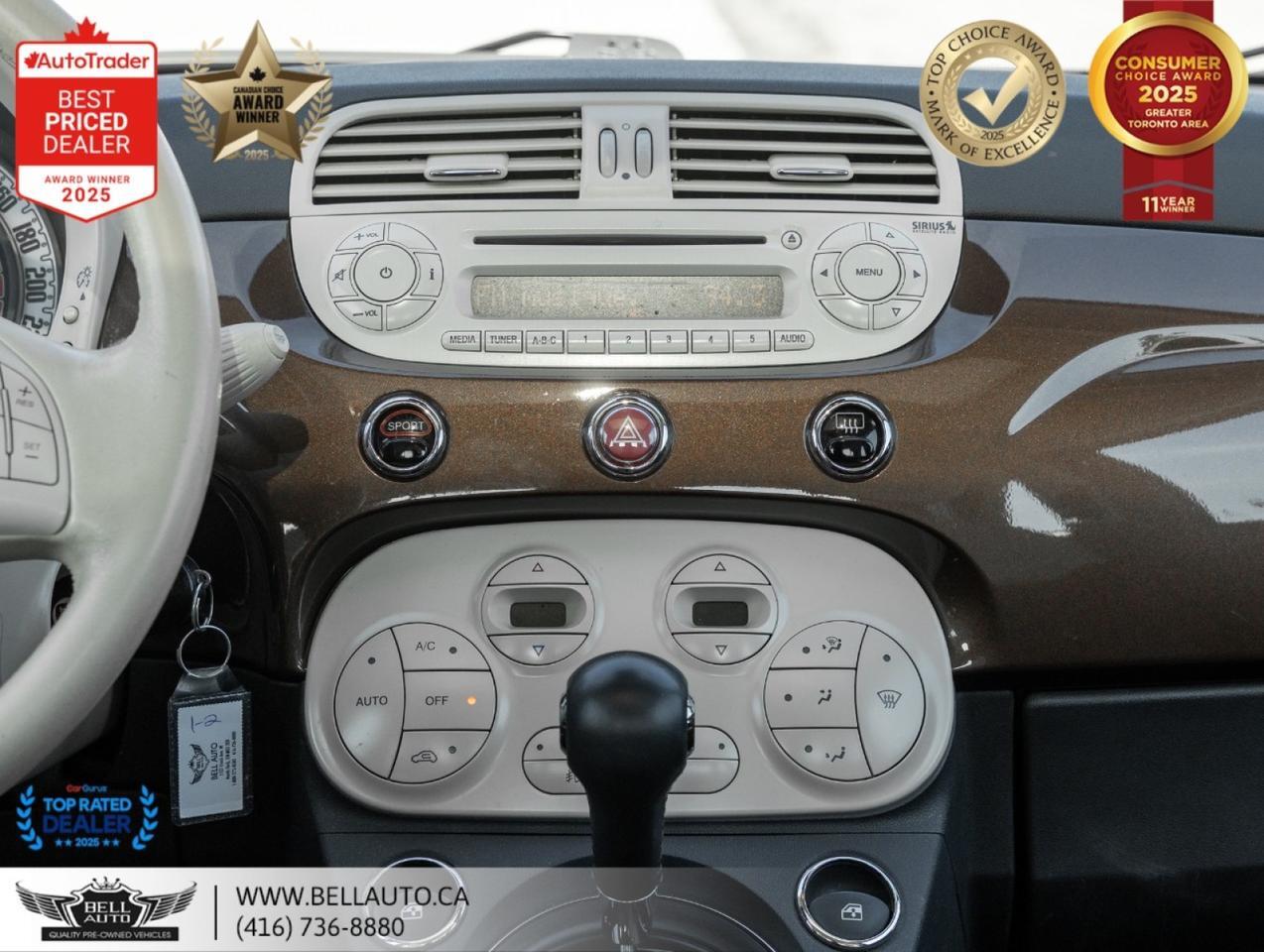 2014 FIAT 500 Lounge | SUNROOF | LTHR | HTDSEATS | CDPLAYER | NOACCIDENT Toronto ON