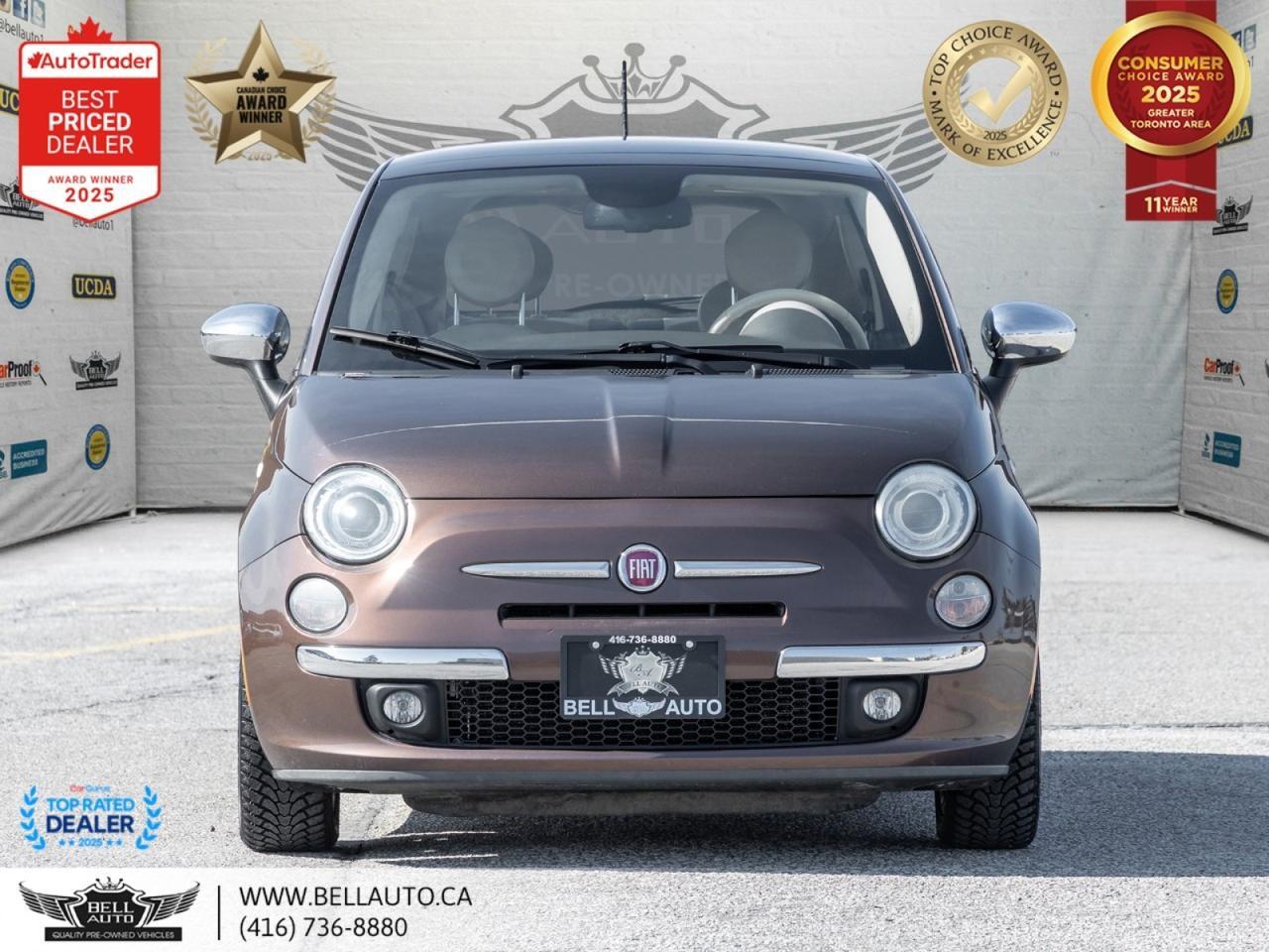 2014 FIAT 500 Lounge | SUNROOF | LTHR | HTDSEATS | CDPLAYER | NOACCIDENT Toronto ON
