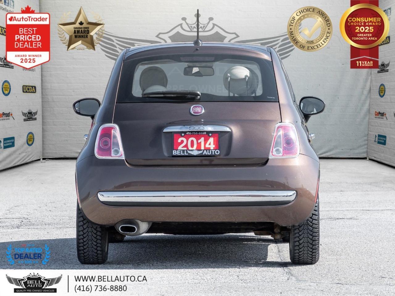 2014 FIAT 500 Lounge | SUNROOF | LTHR | HTDSEATS | CDPLAYER | NOACCIDENT Toronto ON