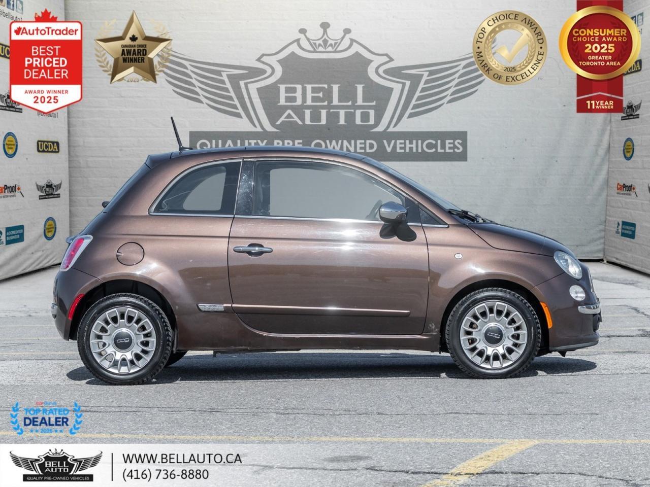 2014 FIAT 500 Lounge | SUNROOF | LTHR | HTDSEATS | CDPLAYER | NOACCIDENT Toronto ON