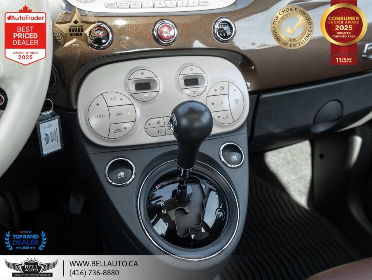 2014 FIAT 500 Lounge | SUNROOF | LTHR | HTDSEATS | CDPLAYER | NOACCIDENT Toronto ON