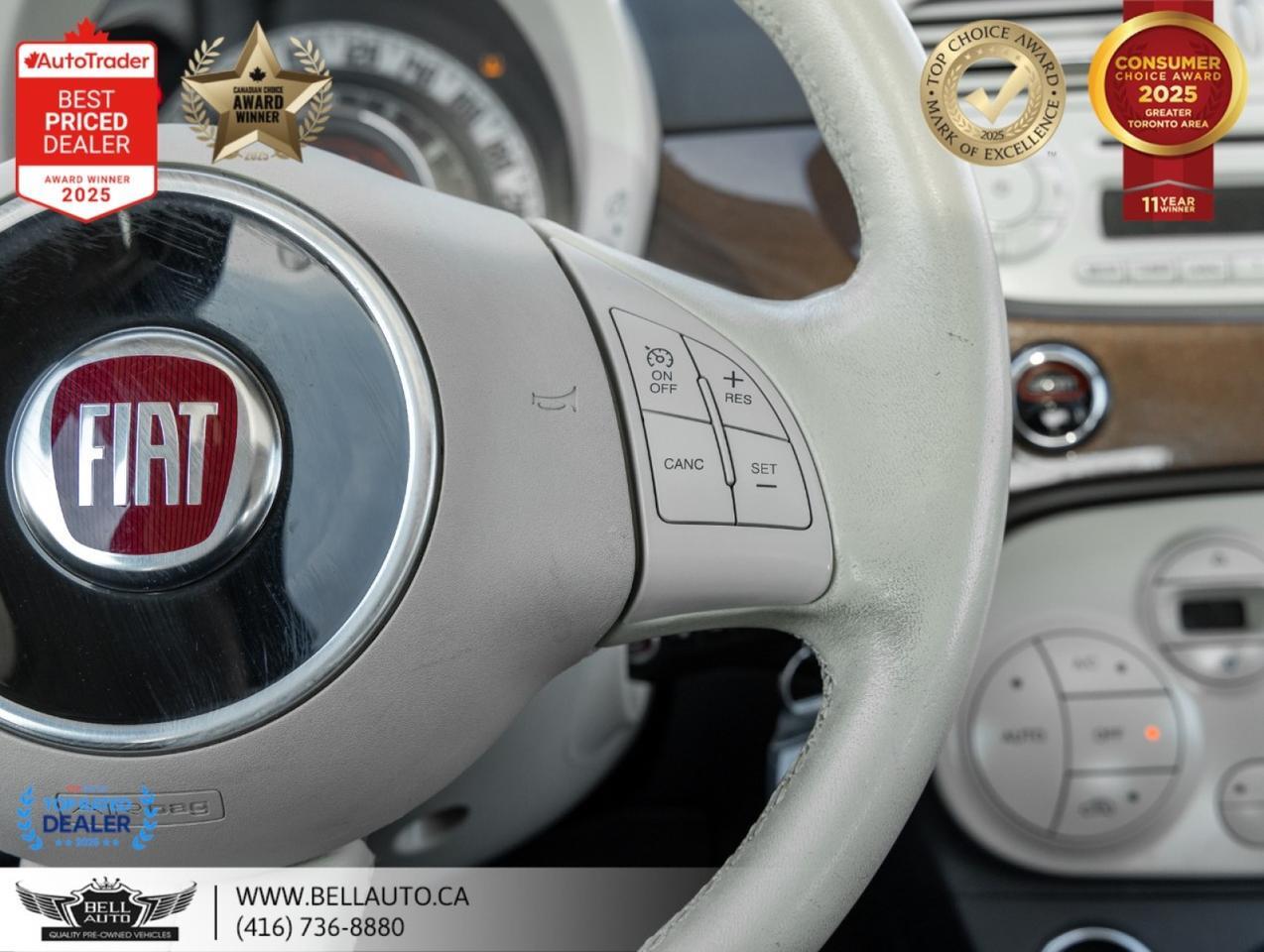 2014 FIAT 500 Lounge | SUNROOF | LTHR | HTDSEATS | CDPLAYER | NOACCIDENT Toronto ON