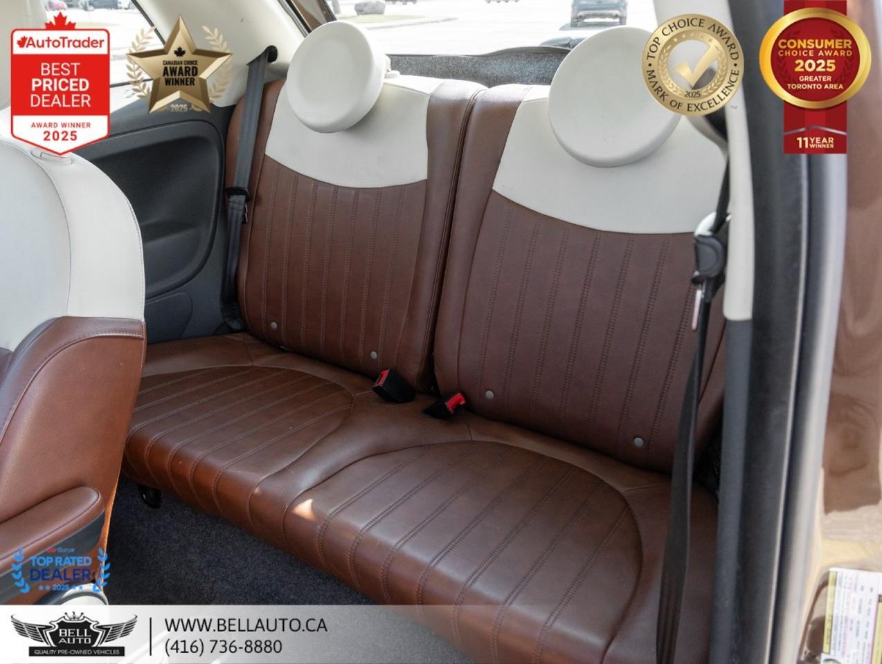 2014 FIAT 500 Lounge | SUNROOF | LTHR | HTDSEATS | CDPLAYER | NOACCIDENT Toronto ON