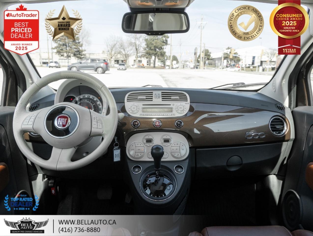 2014 FIAT 500 Lounge | SUNROOF | LTHR | HTDSEATS | CDPLAYER | NOACCIDENT Toronto ON