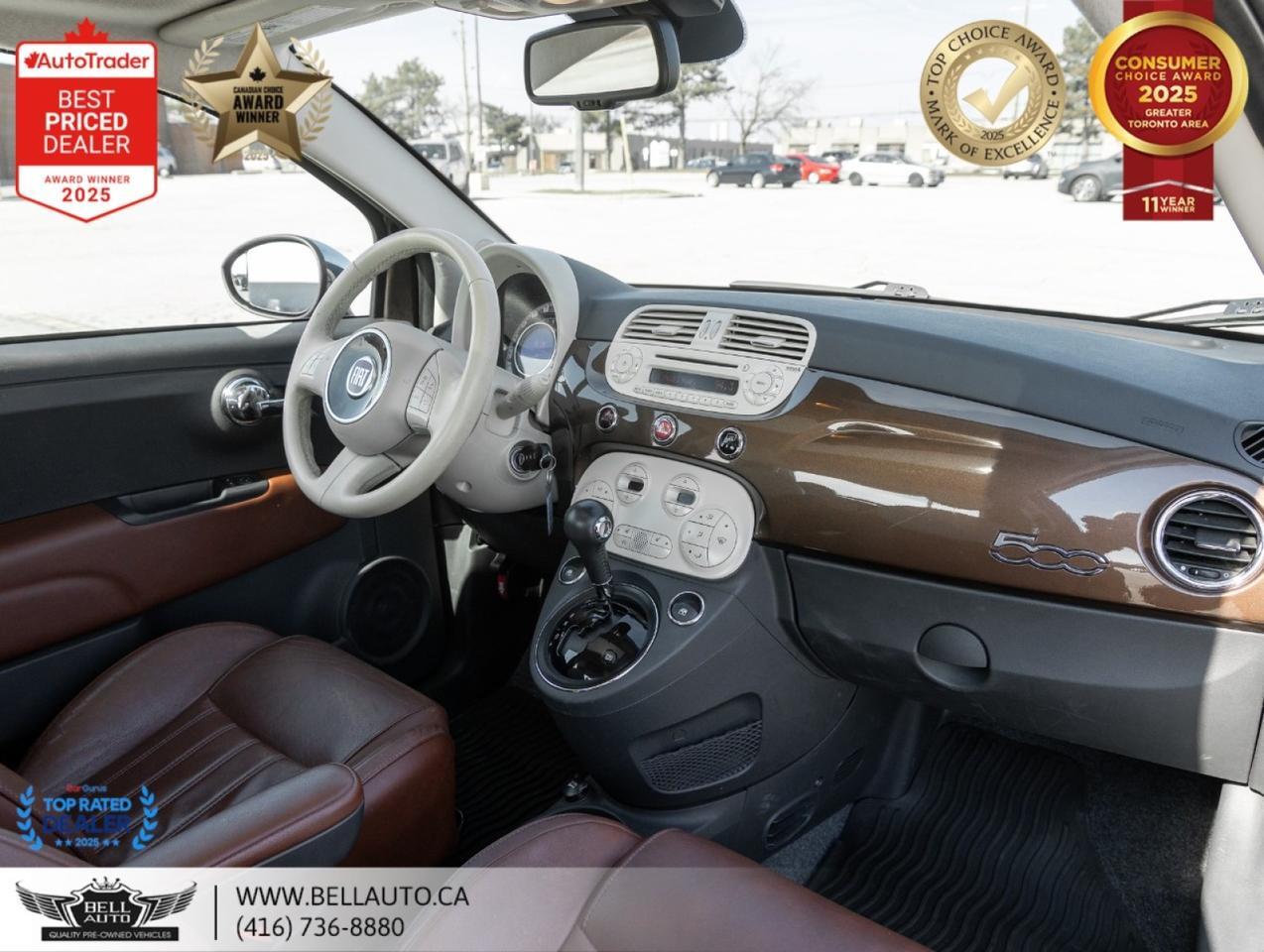 2014 FIAT 500 Lounge | SUNROOF | LTHR | HTDSEATS | CDPLAYER | NOACCIDENT Toronto ON