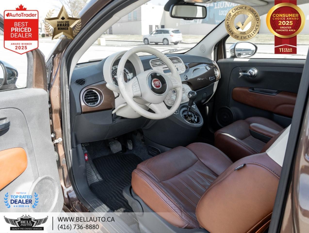 2014 FIAT 500 Lounge | SUNROOF | LTHR | HTDSEATS | CDPLAYER | NOACCIDENT Toronto ON