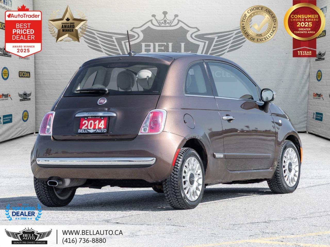 2014 FIAT 500 Lounge | SUNROOF | LTHR | HTDSEATS | CDPLAYER | NOACCIDENT Toronto ON