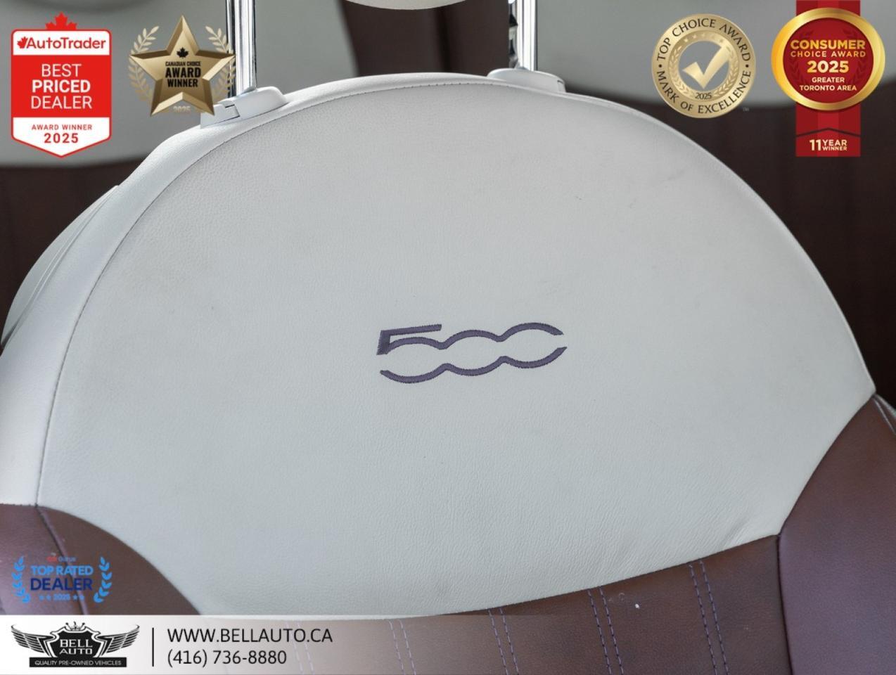 2014 FIAT 500 Lounge | SUNROOF | LTHR | HTDSEATS | CDPLAYER | NOACCIDENT Toronto ON