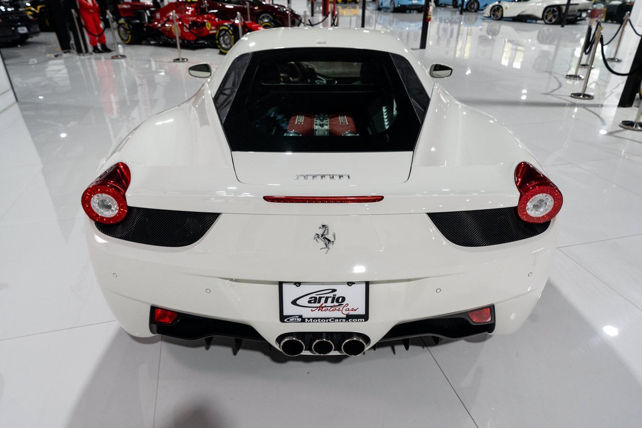 2014 Ferrari 458 Italia Bianco Avus paint, fully bespoke interior, JBL Professional audio system AND MUCH MORE!! Fort Lauderdale FL