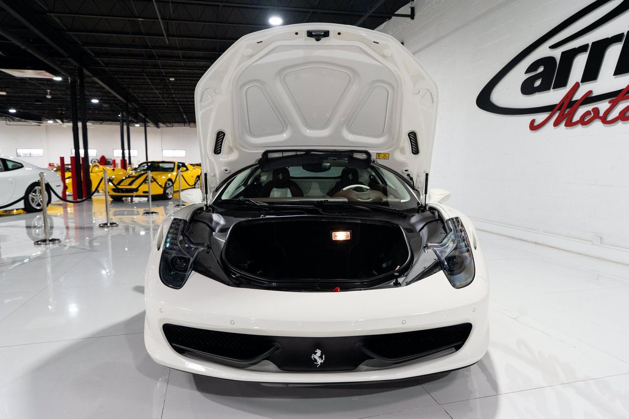 2014 Ferrari 458 Italia Bianco Avus paint, fully bespoke interior, JBL Professional audio system AND MUCH MORE!! Fort Lauderdale FL