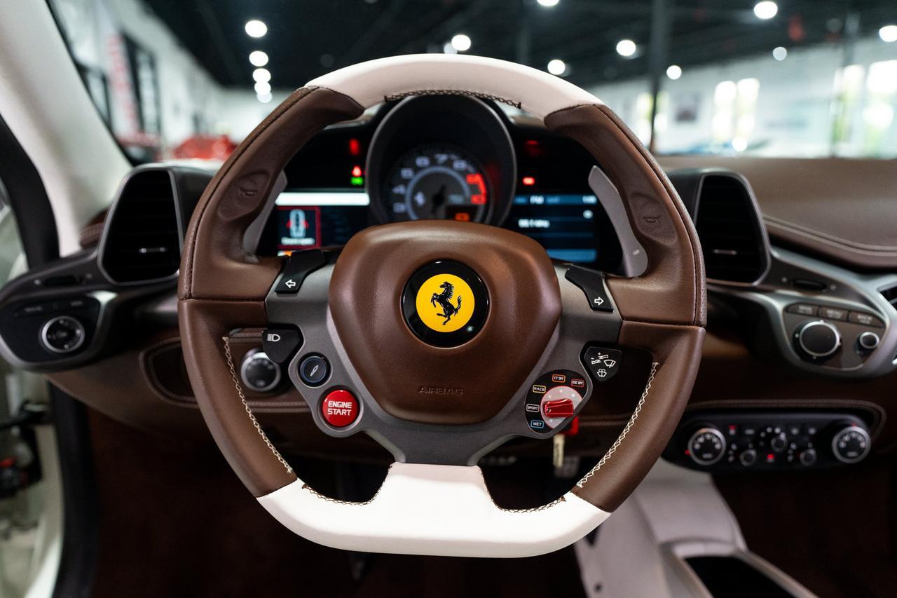 2014 Ferrari 458 Italia Bianco Avus paint, fully bespoke interior, JBL Professional audio system AND MUCH MORE!! Fort Lauderdale FL