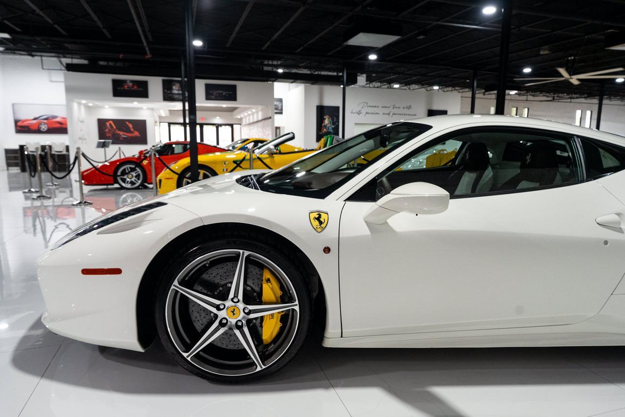 2014 Ferrari 458 Italia Bianco Avus paint, fully bespoke interior, JBL Professional audio system AND MUCH MORE!! Fort Lauderdale FL