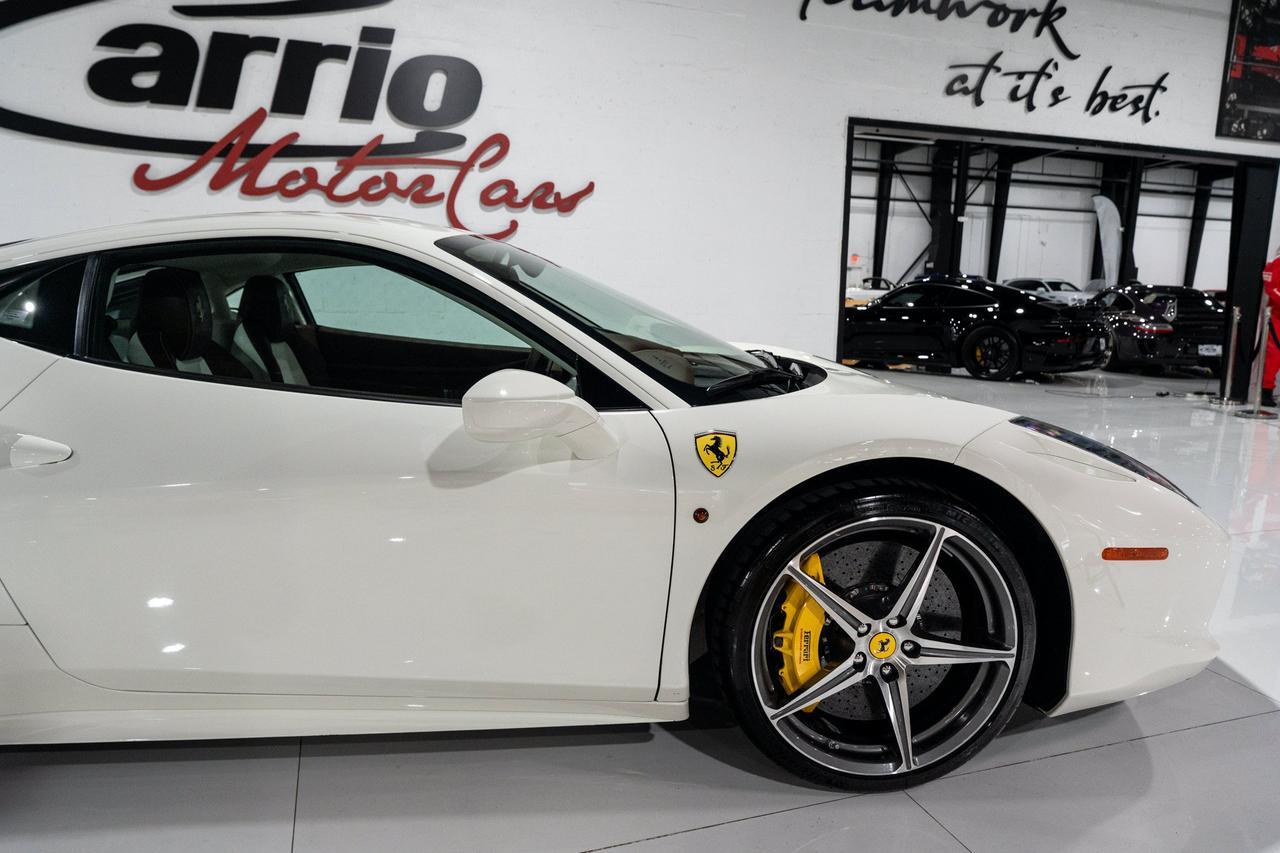 2014 Ferrari 458 Italia Bianco Avus paint, fully bespoke interior, JBL Professional audio system AND MUCH MORE!! Fort Lauderdale FL