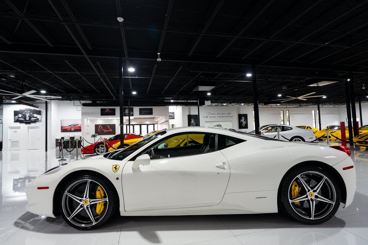 2014 Ferrari 458 Italia Bianco Avus paint, fully bespoke interior, JBL Professional audio system AND MUCH MORE!! Fort Lauderdale FL
