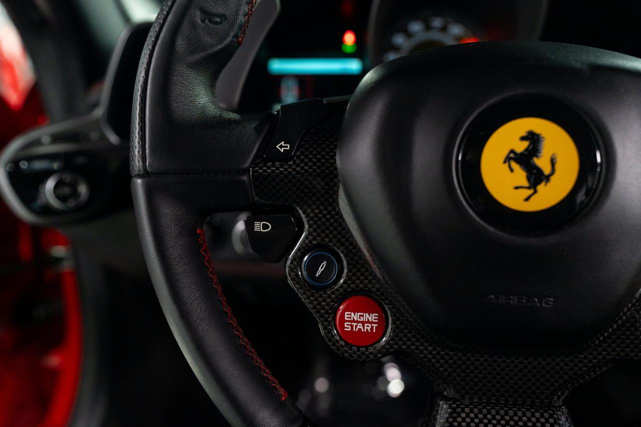 2014 Ferrari 458 Italia Rosso Scuderia paint, Nero leather interior, Scuderia shields, Giallo calipers, carbon wheel & MORE! Fort Lauderdale FL